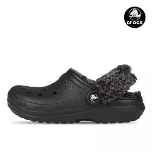 [크록스]클래식 플리스 라인드 클로그 겨울 방한 털슬리퍼 211396-001 912425