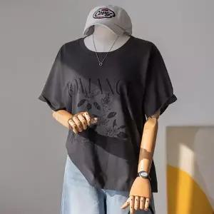 (안나앤플러스) 로맨트 플라워 티셔츠[티셔츠DU6100] 빅사이즈