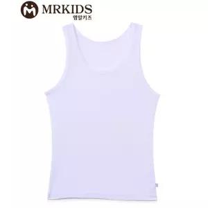 남아 촉감좋은 시원한 흰색 인견런닝3P 남학생난닝구 기본