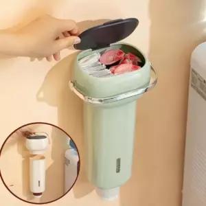 (선택 수납형컵디스펜서 그린)뚜껑 수납형 컵디스펜서 종이컵홀더 보관함 정수기 커피 사무실 병원 종이컵