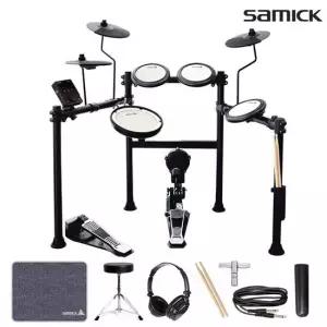 삼익 전자드럼 SD100 올메쉬 풀패키지 세트 견고한프레임 킥타워페달