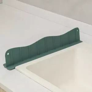 설거지물튀김방지 설거지물튐방지 문어빨판 싱크대 물막이 그린