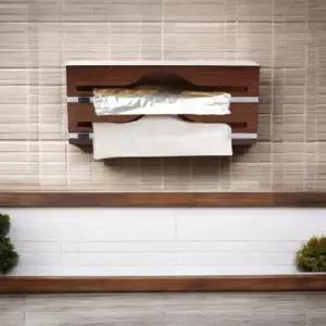 대나무 2단 랩커터기 커팅기 월넛 랩컷팅기 랩거치대