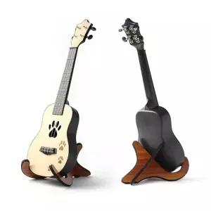 ( )기타받침대 기타스탠드 우든스타 우쿨렐레 거치대 2p세트