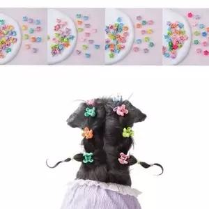 반려동물 강아지 머리핀 미니 강아지 집게 헤어핀 소형견