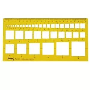 산키스 YZ136089 템플레이트 다각형 NO.104 사각정규 -37739