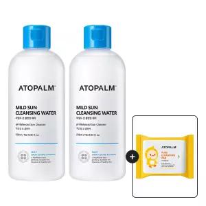 (정품) 아토팜 마일드 선 클렌징 워터 250ml 증정퓨어 패드 30매