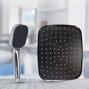 ( )해바라기 욕실 화장실 샤워기 인테리어 헤드 블랙 세트