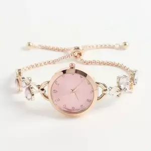 여성 손목시계 핑크 컬러 선물 코디 팔찌 컬러 메탈 심플 여자친구 선물 레이디 클래식한