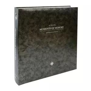 4R CC112351 접착 앨범 45매 그레이 바인더 타입 자유 접착식