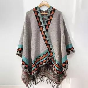 따뜻한 겨울 니트 숄 망토 가디건 케이프 캠핑 패션 WFLHDBC