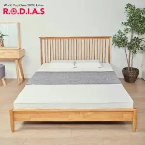 [로디아스] 10cm 슈퍼싱글 천연라텍스 매트리스 침대 토퍼