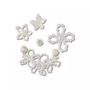 [크록스]화이트 펄 비즈 5 팩 10016002 914396