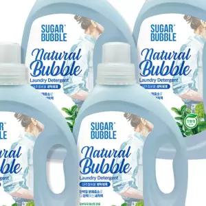 슈가버블 친환경 세탁세제 내추럴버블 3L x 4