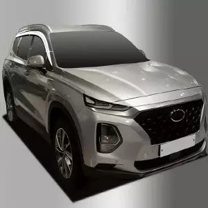 현대 싼타페TM 크롬 선바이저 6p 자동 차용 선팅 자동차 햇빛 막 차량 용 차양 제