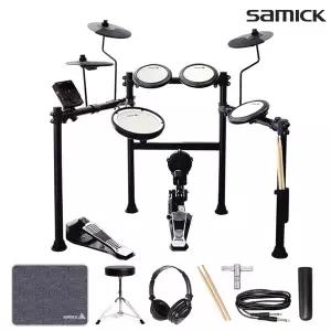 삼익 전자드럼 SD100 올메쉬 풀패키지 세트 견고한프레임 킥타워페달