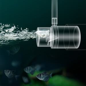 아크릴 어항 필터 출구 투명 파이프 산소 증가 실용적인 분리형 에어레이션