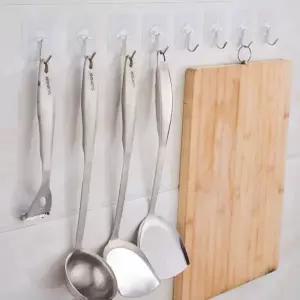 무타공 벽걸이 욕실 소품걸이 주방 도구 고리