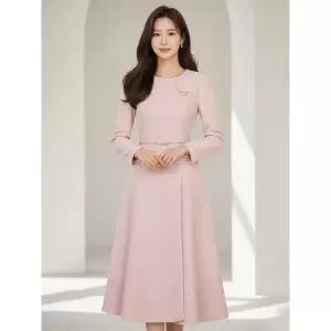 [하프클럽/미니멈]플레어 벨트 원피스 MXAAWO1350-LP