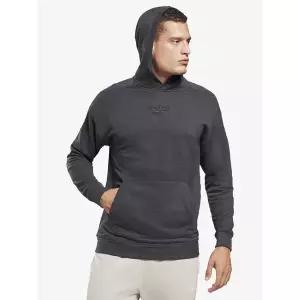 [아웃도어스/리복]Reebok 남성 TE 에센셜 멜란지 OTH 후드티셔츠 - 블랙 / GI8564 RETS2E068BK