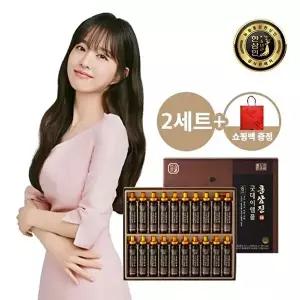[한삼인][하루1병 활기충전] 한삼인 홍삼진 굿데이앰플 20gx20병 2세트+쇼핑백 증정