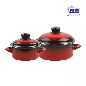 ELO 빨강법랑 2종 일반형 16cm+20cm