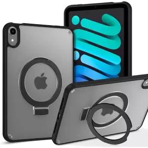 YINLAI 아이패드 미니 7 2024 A17 Pro 케이스 6 8.3인치 2021 7세대/6세대 링 홀더 거치대 슬림 반투명 무