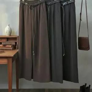 [신세계라이브쇼핑][옷자락] 여자 고무줄 허리밴딩 스판 겨울 바지 팬츠