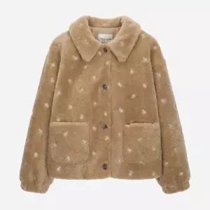 [롯데백화점]써스데이 아일랜드 플라워자수 블루종 퍼 점퍼 T258MLT341W