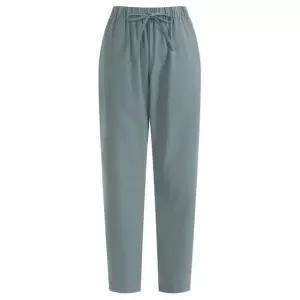 데일리 스판 짱짱 여성 9부 배기 밴딩 팬츠 PIC-WPT-1394-블루