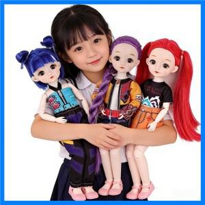 2026 핫 K팝 인형 3D 눈 테마 송 음악 애니메이션 장난감 선물 세트 포함 12인치 솔리드 바디 15 관절 섬세