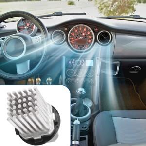 미니 소형 쿠퍼 R55 R56 R57 2006- V 용 4 핀 자동차 라디에이터 팬 릴레이 저항기 22790001 6441S7 5DS 35