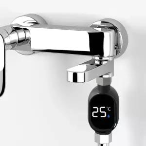 샤워LED온도계 욕실 화장실 수온 LED 디스플레이 홈 워터 샤워 온도계 방수 스마트 온도 수도꼭지 목욕
