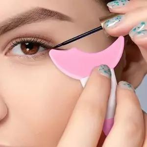 실리콘 곡선형 눈화장 가이드 도구 아이라인 섀도우 마스카라용 (WFJ5WXI)