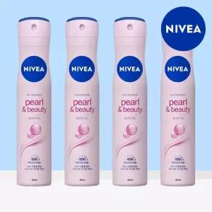 데오드란트 스프레이 펄 뷰티 200ml 4개