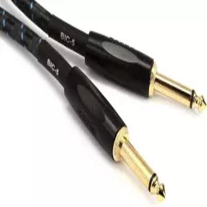 BOSS 5피트(1.5m) 계기 케이블 스트레이트 1？4 u201D 잭(BIC-5) 1피트/4인치