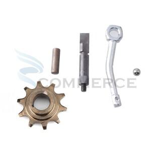 클러치 암 레버 로드 볼 핀 10 톱니 드라이브 스프로킷 포함  49cc 66cc 80cc 2 스트로크 전동 자전거 엔진