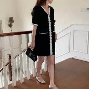 미니 여성정장원피스 트위드원피스 레이스원피스 결혼식하객룩 미니원피스