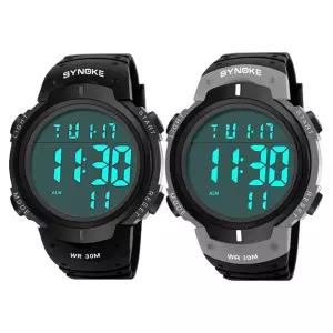 큰화면 부모님 어르신 남자 군대 디지털 전자 시계 스포츠시계 LED시계