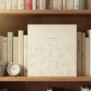 플라워 패턴 디자인 30매 리필 접착식 포토 앨범