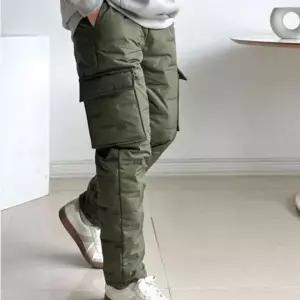 [하프클럽/]패딩슬랙스 남자패딩바지 조거방풍바지 카고형 하의 조거팬츠