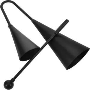 SUPVOX 1세트 아고고 벨 퍼커션 악기 전통 코벨 망치 경량 디자인으로 사용하기 쉬운 음악 연주 및 교육