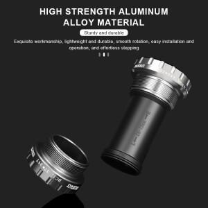 호환 RIDERACE 자전거 밑면 브래킷 밀폐형 베어링 24MM BB 세트 BC1.37-24T 68-73mm 산악 센터 샤프트용 나
