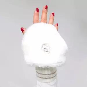 EA 겨울골프 방한 장갑 스포츠손등 보온 화이트 손워머