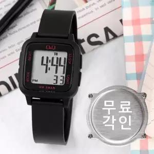 무료각인 큐앤큐 G02A-003VY 어린이 방수 아동우레탄시계 d