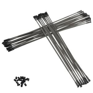 4G 자전거 스포크 탄소 섬유 320KGF 250-302MM 초경량 무게 절약형 휠 교체 업그레이드된 고강도 내마모성