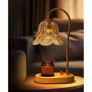 은방울 꽃캔들 워머 타이머 램프 세트 향초 캔들 우드