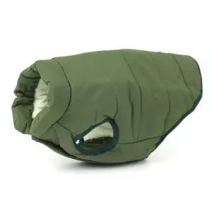 패딩 조끼 강아지 산책 점퍼 경량 m 그린