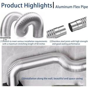 보일러주름관 알루미늄 연통 닥트 후드 보일러 내열 수집 덕트 주름관 주름관교체 대한