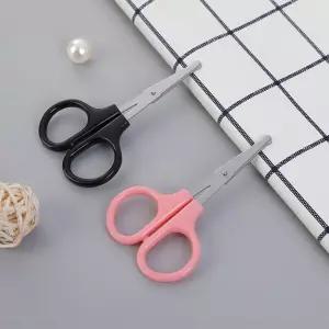 눈썹가위 라운드 콧털정리기 코털 제거 깎이 코털왁싱